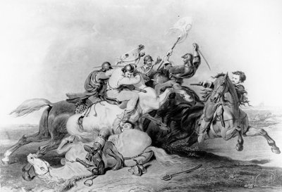 Battle of Marston Moor, 2nd July 1644 by English School